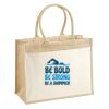 Cotton Pocket Jute Shopper Thumbnail