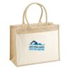 Cotton Pocket Jute Shopper Thumbnail