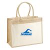 Cotton Pocket Jute Shopper Thumbnail