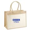 Cotton Pocket Jute Shopper Thumbnail