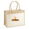 Cotton Pocket Jute Shopper Thumbnail
