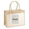 Cotton Pocket Jute Shopper Thumbnail