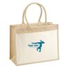 Cotton Pocket Jute Shopper Thumbnail
