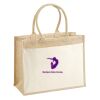 Cotton Pocket Jute Shopper Thumbnail