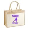Cotton Pocket Jute Shopper Thumbnail